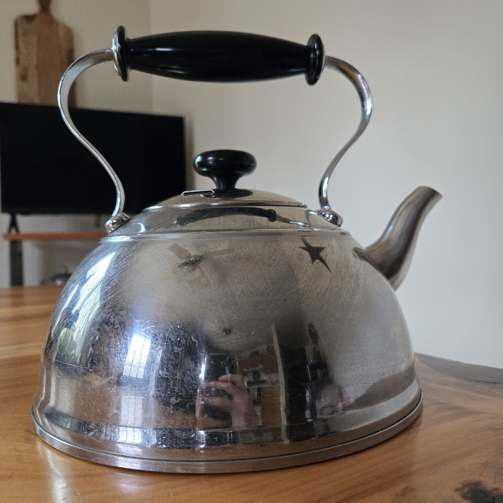 Vintage Copco Cambridge Stainless Steel Tea Kettle - Picture 2 of 4